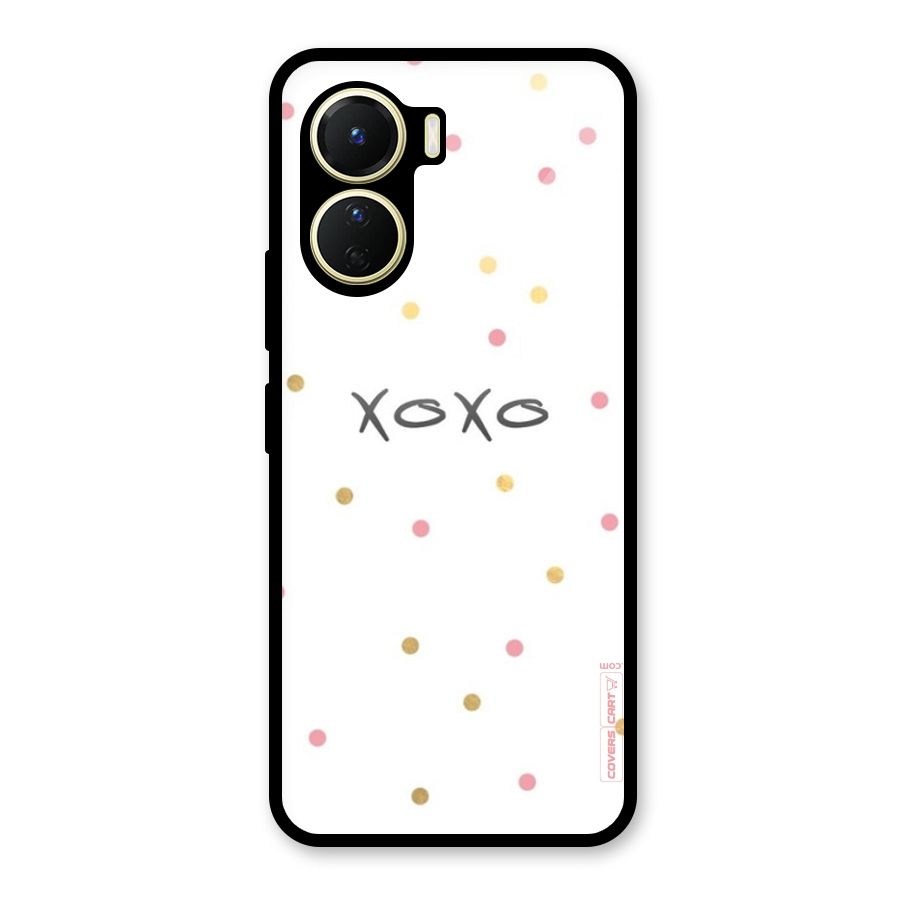 Polka Hugs Glass Back Case for Vivo Y16