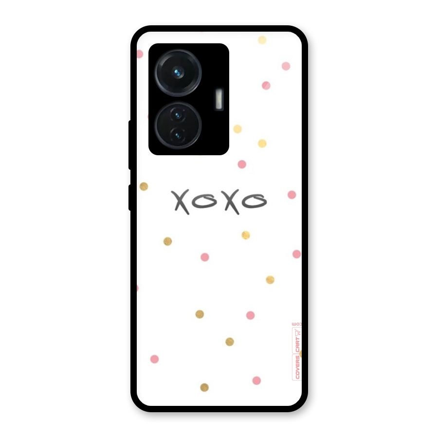 Polka Hugs Glass Back Case for iQOO Z6 44W