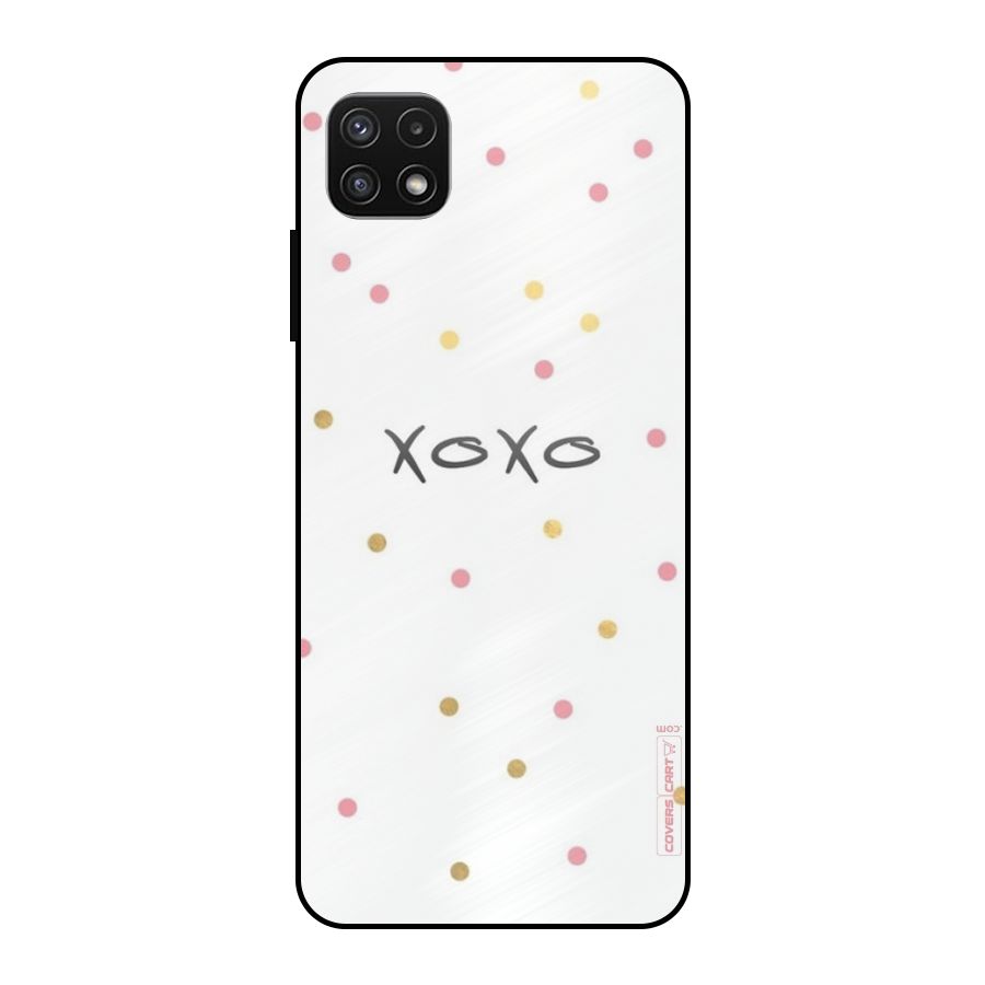 Polka Hugs Metal Back Case for Galaxy A22 5G