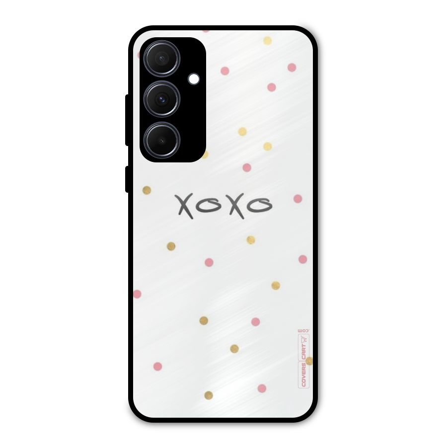 Polka Hugs Metal Back Case for Galaxy A35