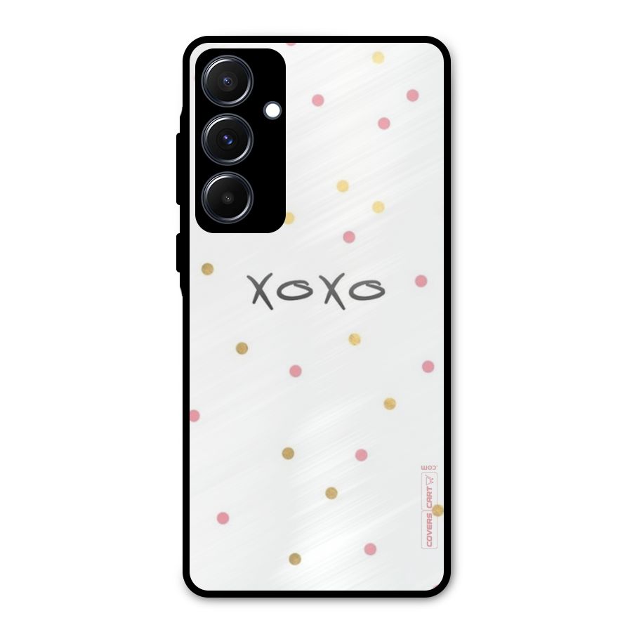 Polka Hugs Metal Back Case for Galaxy A55