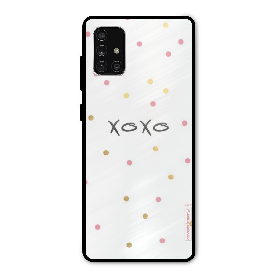 Polka Hugs Metal Back Case for Galaxy A71