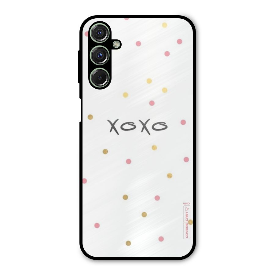 Polka Hugs Metal Back Case for Galaxy F34
