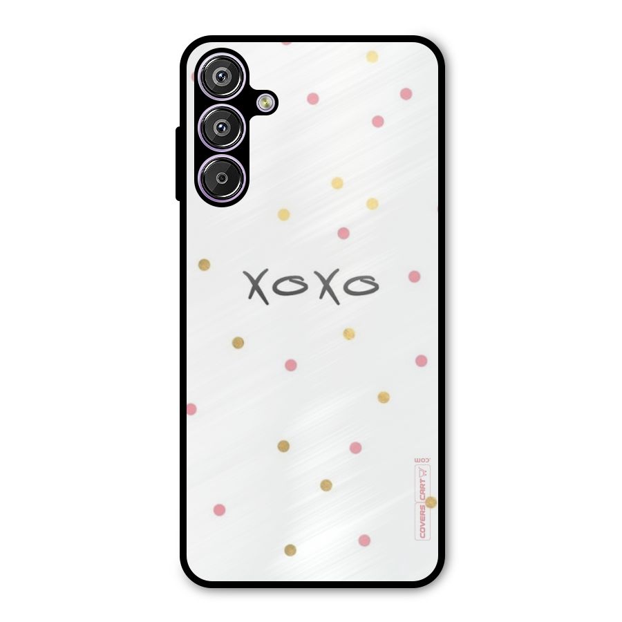 Polka Hugs Metal Back Case for Galaxy M15