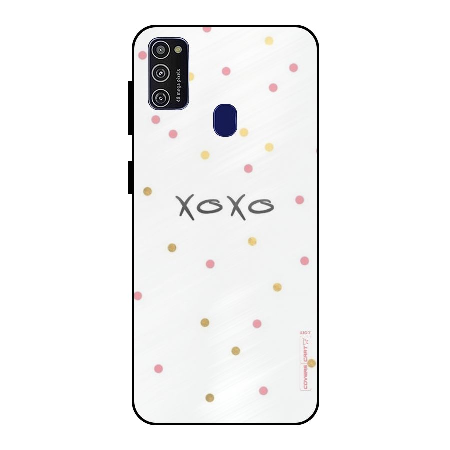Polka Hugs Metal Back Case for Galaxy M21