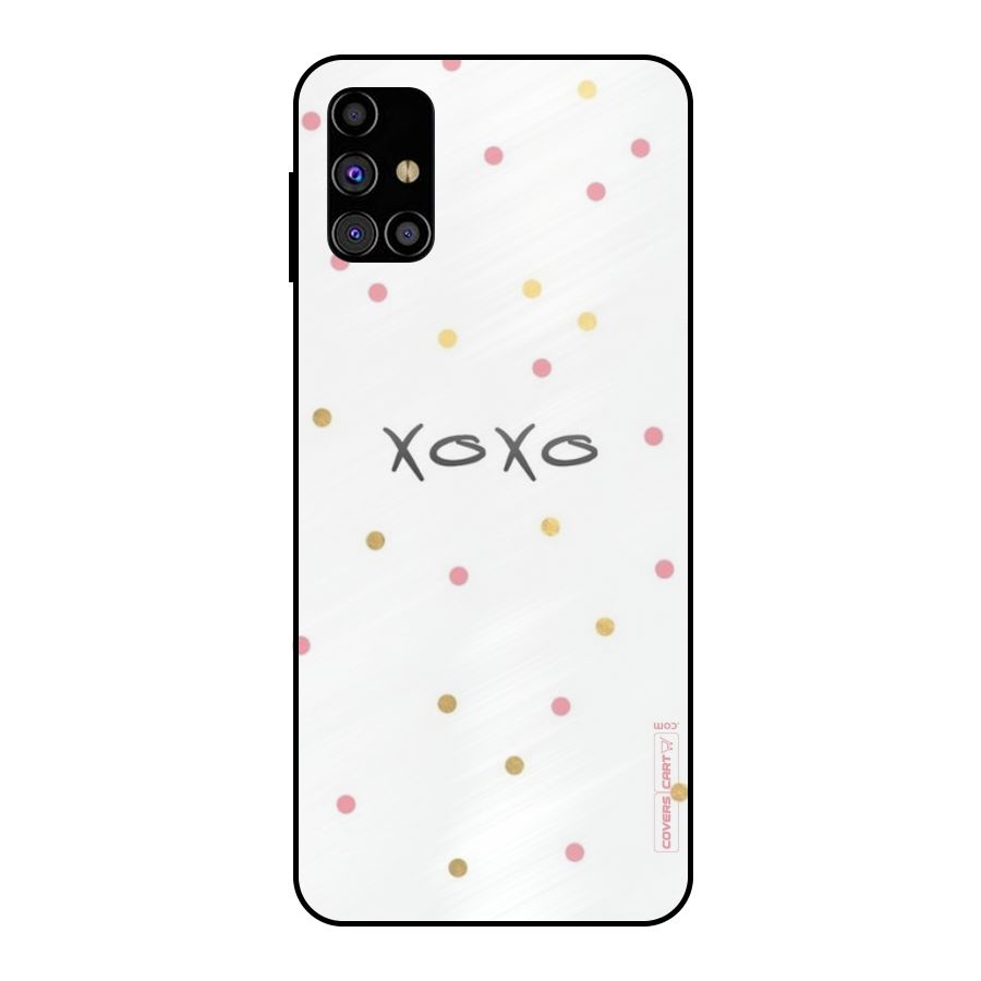 Polka Hugs Metal Back Case for Galaxy M31s