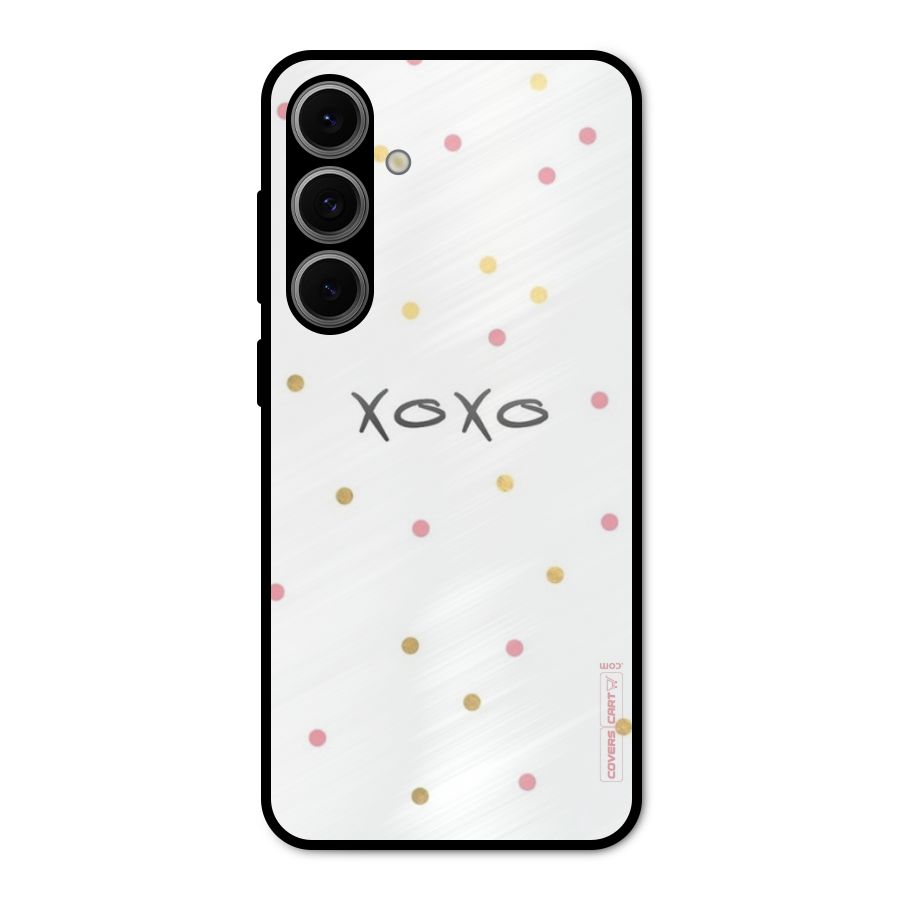 Polka Hugs Metal Back Case for Galaxy S24 FE