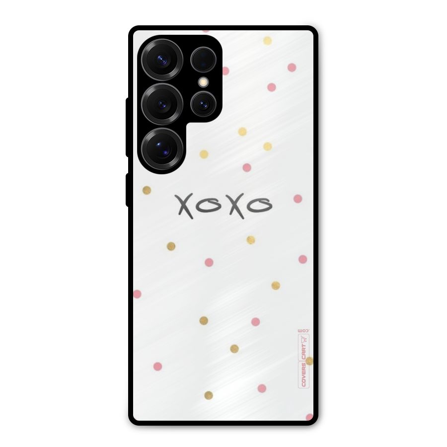 Polka Hugs Metal Back Case for Galaxy S25 Ultra