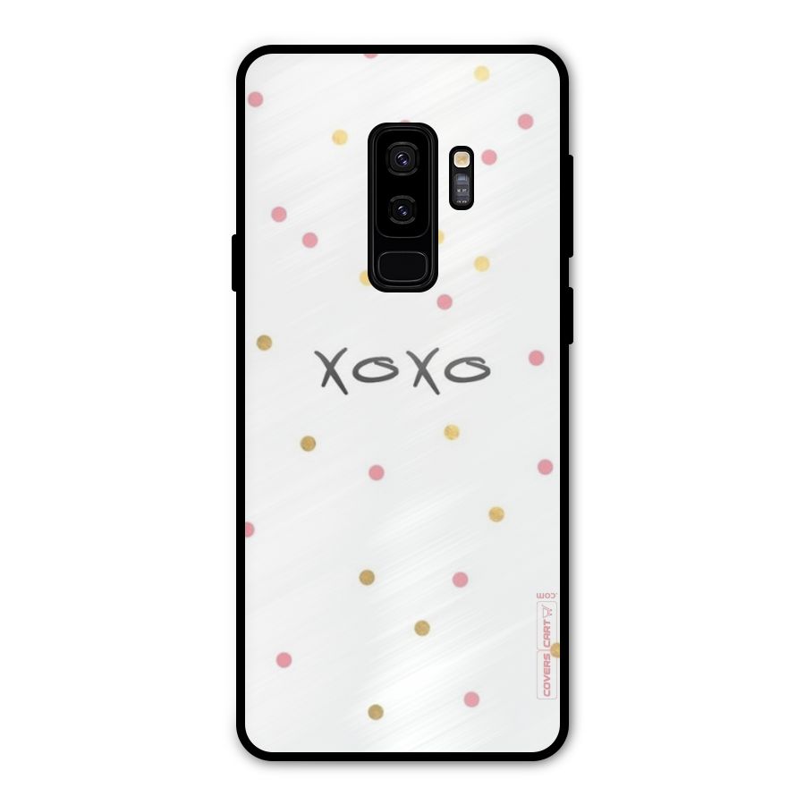 Polka Hugs Metal Back Case for Galaxy S9 Plus