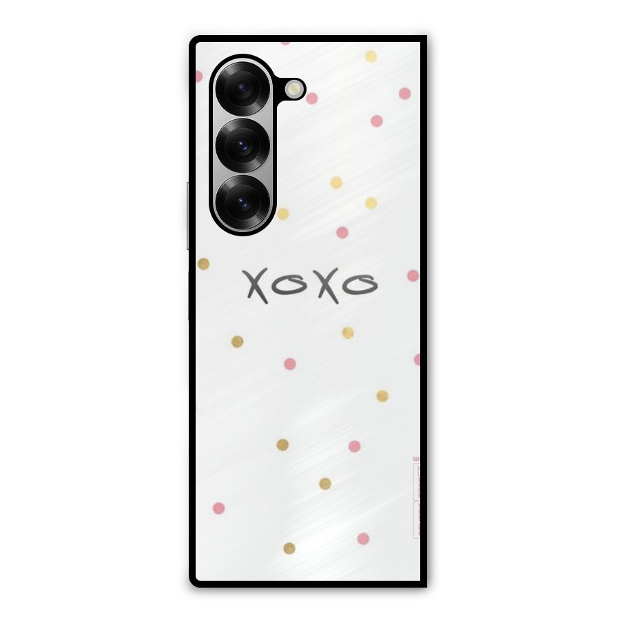 Polka Hugs Metal Back Case for Galaxy Z Fold6