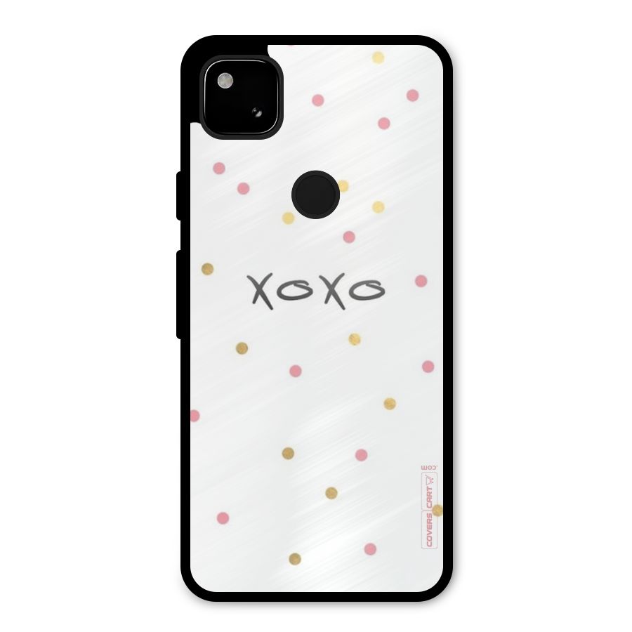 Polka Hugs Metal Back Case for Google Pixel 4a