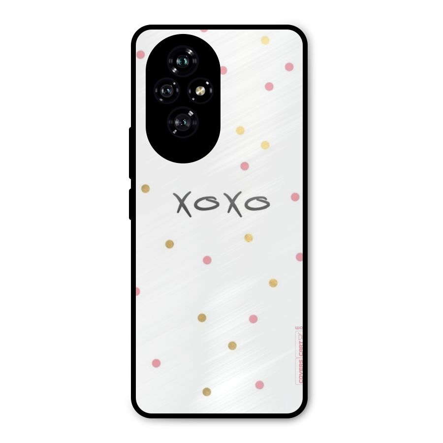 Polka Hugs Metal Back Case for Honor 200