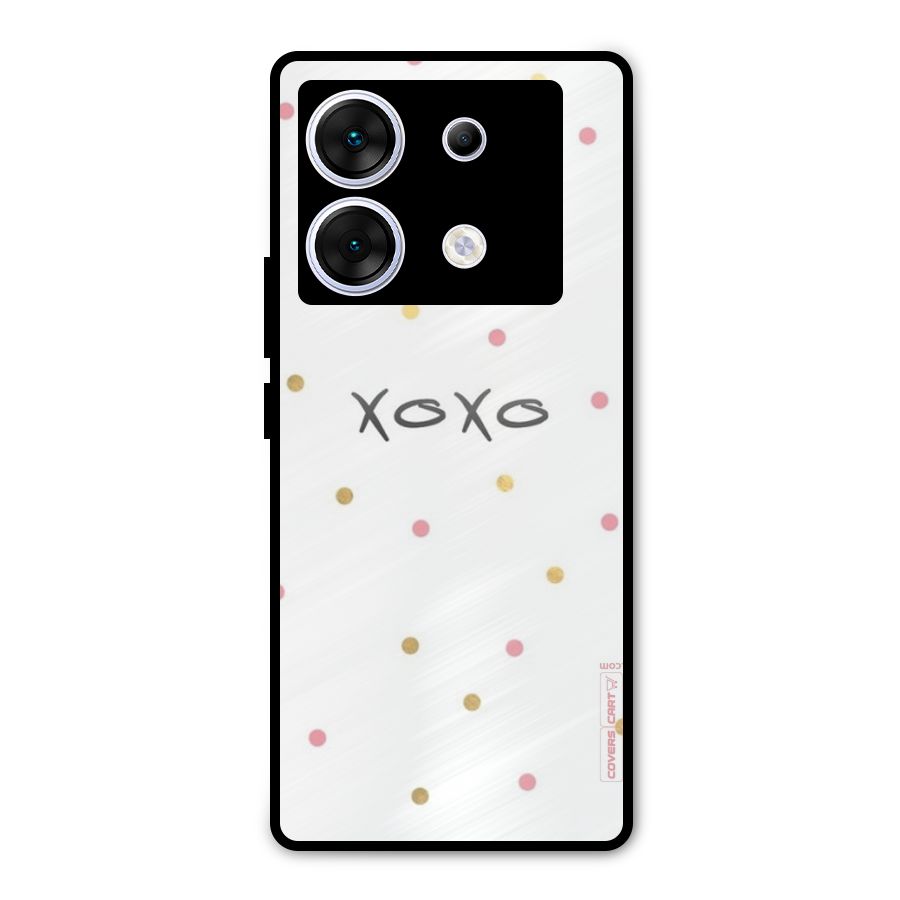 Polka Hugs Metal Back Case for Infinix Zero 30 5G