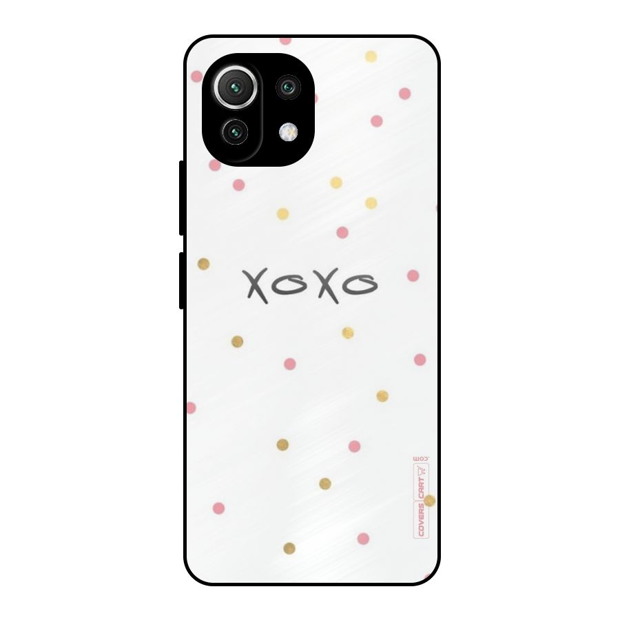 Polka Hugs Metal Back Case for Mi 11 Lite NE 5G