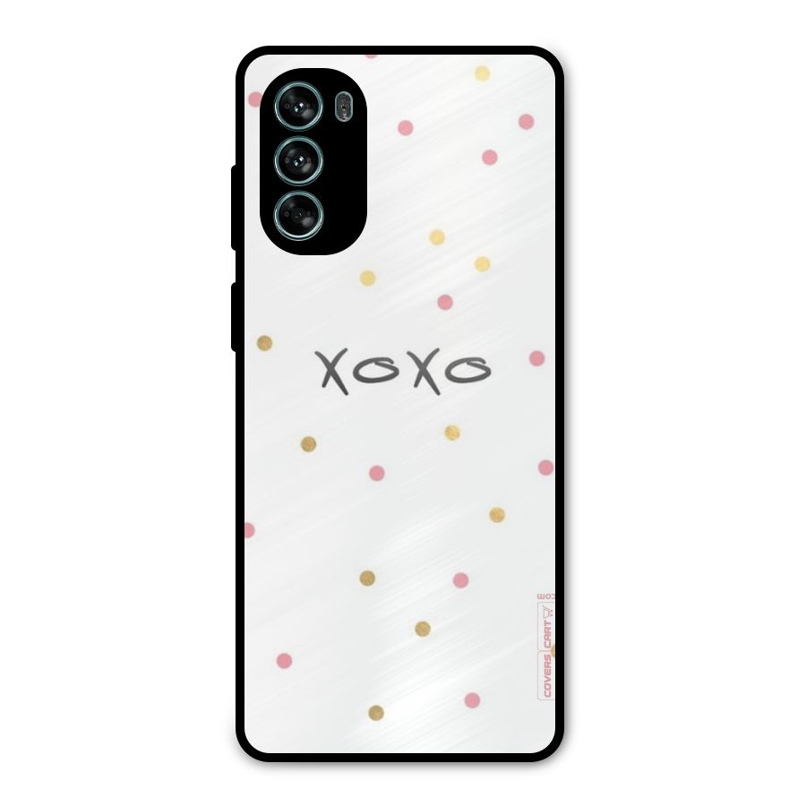 Polka Hugs Metal Back Case for Moto G62