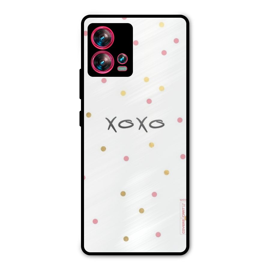 Polka Hugs Metal Back Case for Motorola Edge 30 Fusion