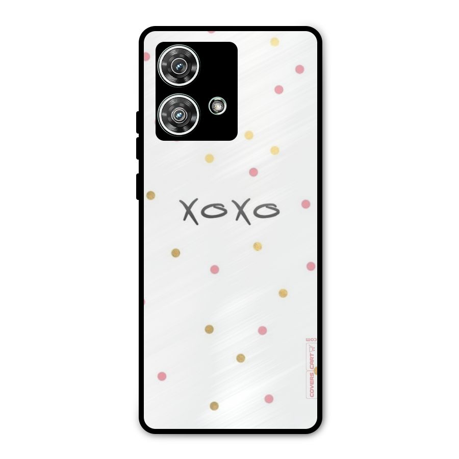 Polka Hugs Metal Back Case for Motorola Edge 40 Neo