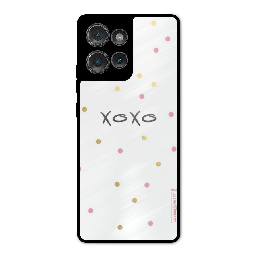 Polka Hugs Metal Back Case for Motorola Edge 50