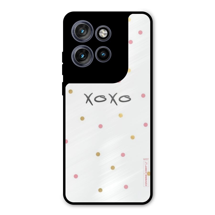 Polka Hugs Metal Back Case for Motorola Edge 50 Neo