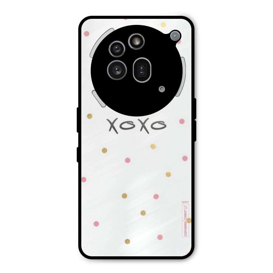 Polka Hugs Metal Back Case for Nothing Phone 3a Pro