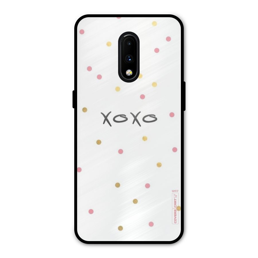 Polka Hugs Metal Back Case for OnePlus 7