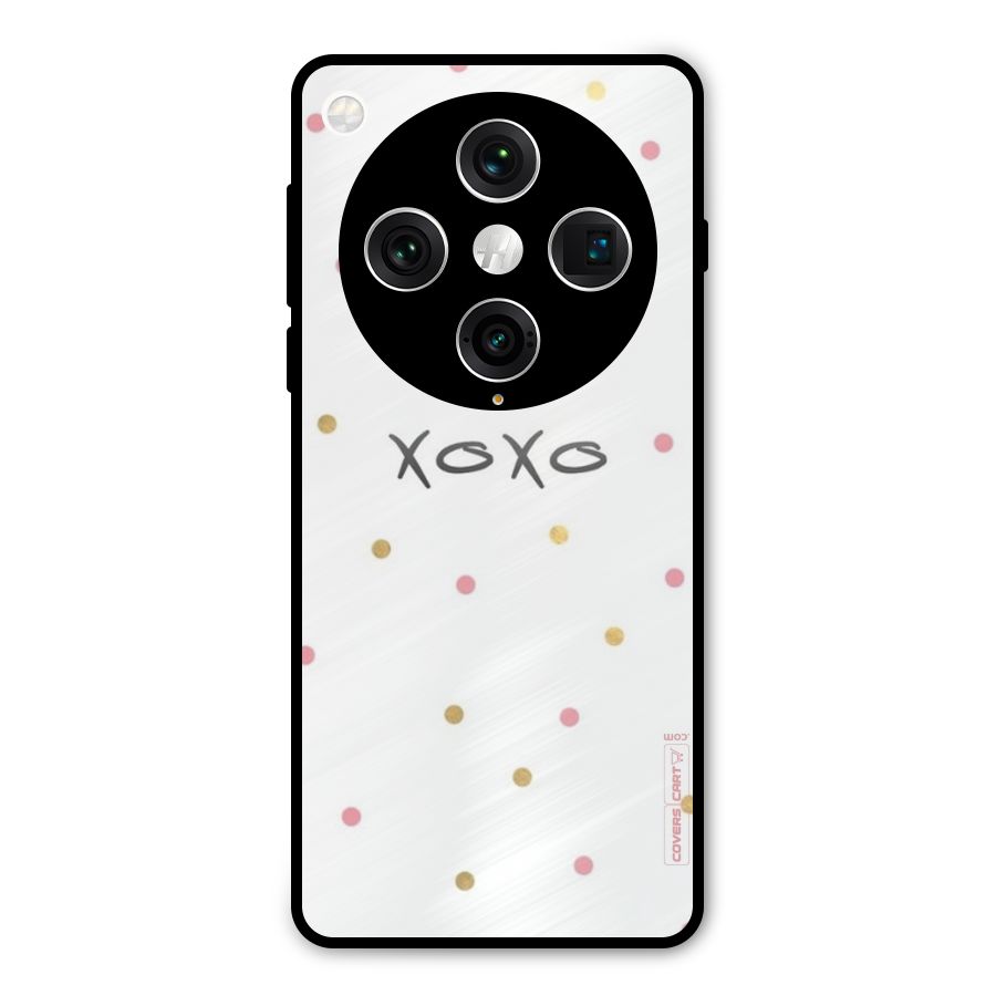 Polka Hugs Metal Back Case for Oppo Find X8 Pro