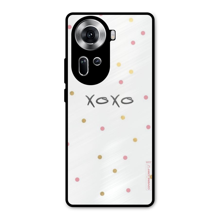 Polka Hugs Metal Back Case for Oppo Reno11 5G