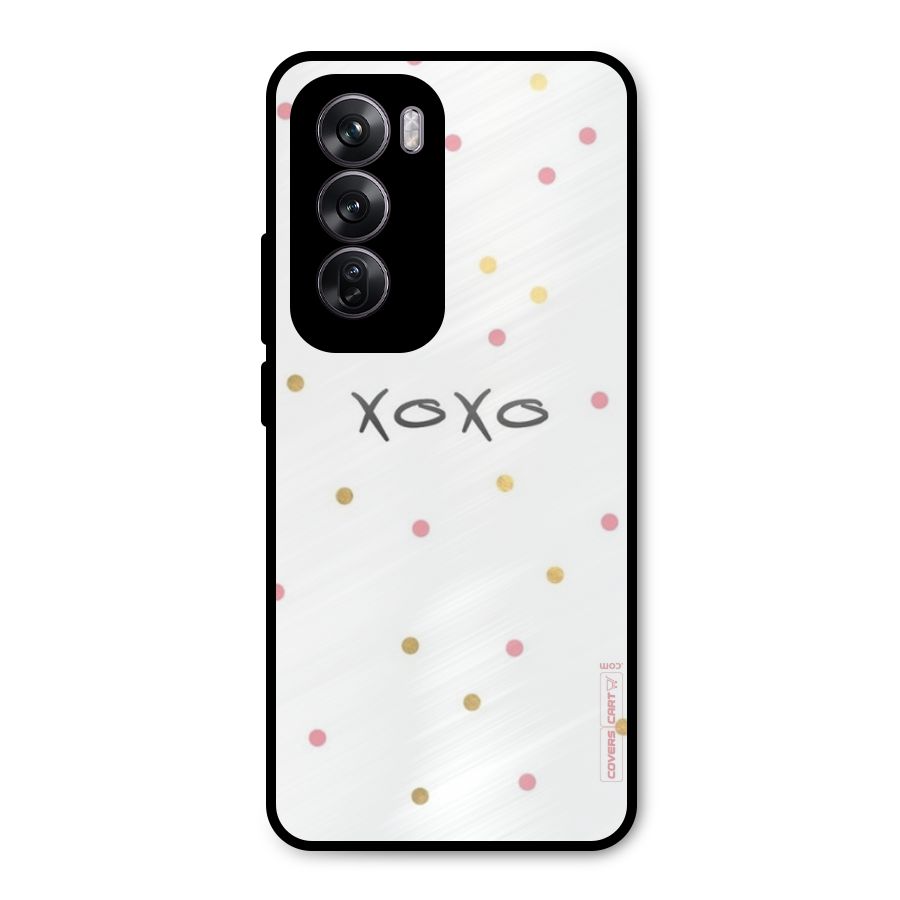 Polka Hugs Metal Back Case for Oppo Reno12 Pro