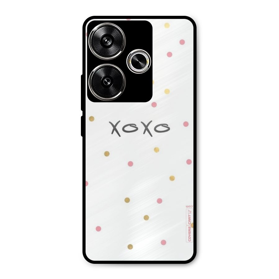 Polka Hugs Metal Back Case for Poco F6