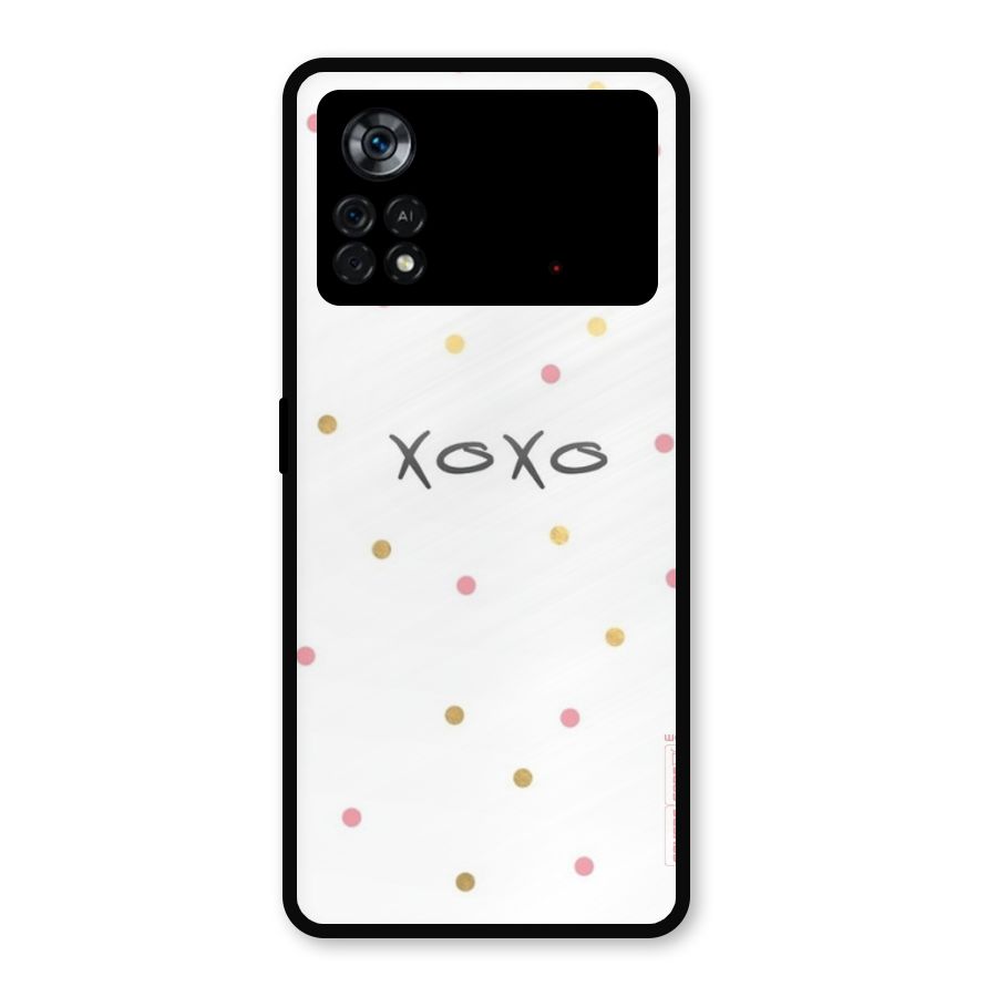 Polka Hugs Metal Back Case for Poco X4 Pro 5G