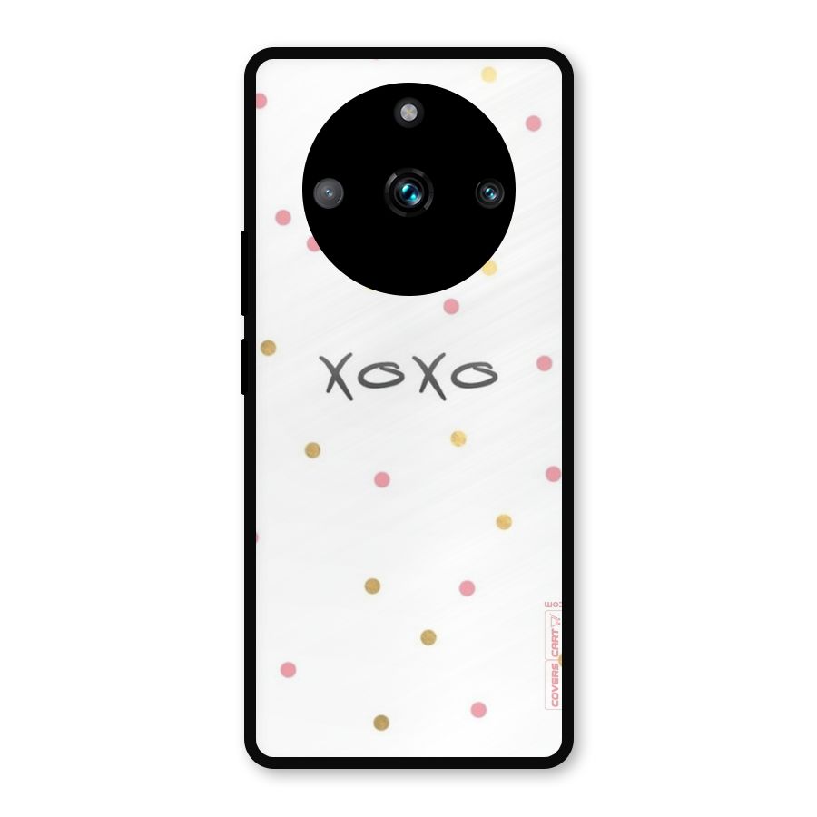 Polka Hugs Metal Back Case for Realme 11 Pro Plus