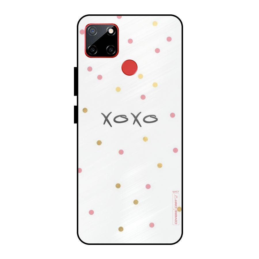 Polka Hugs Metal Back Case for Realme C12