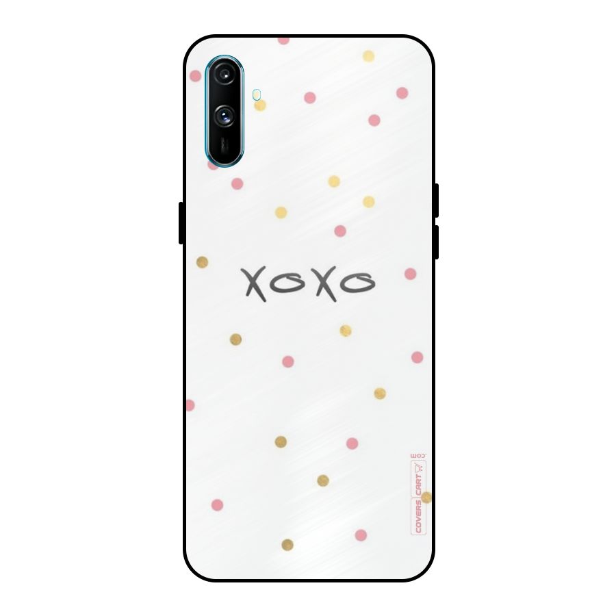 Polka Hugs Metal Back Case for Realme C3