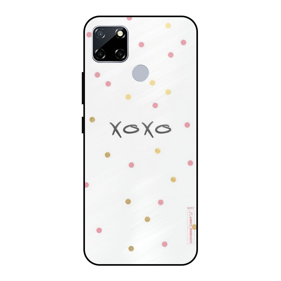 Polka Hugs Metal Back Case for Realme Narzo 20