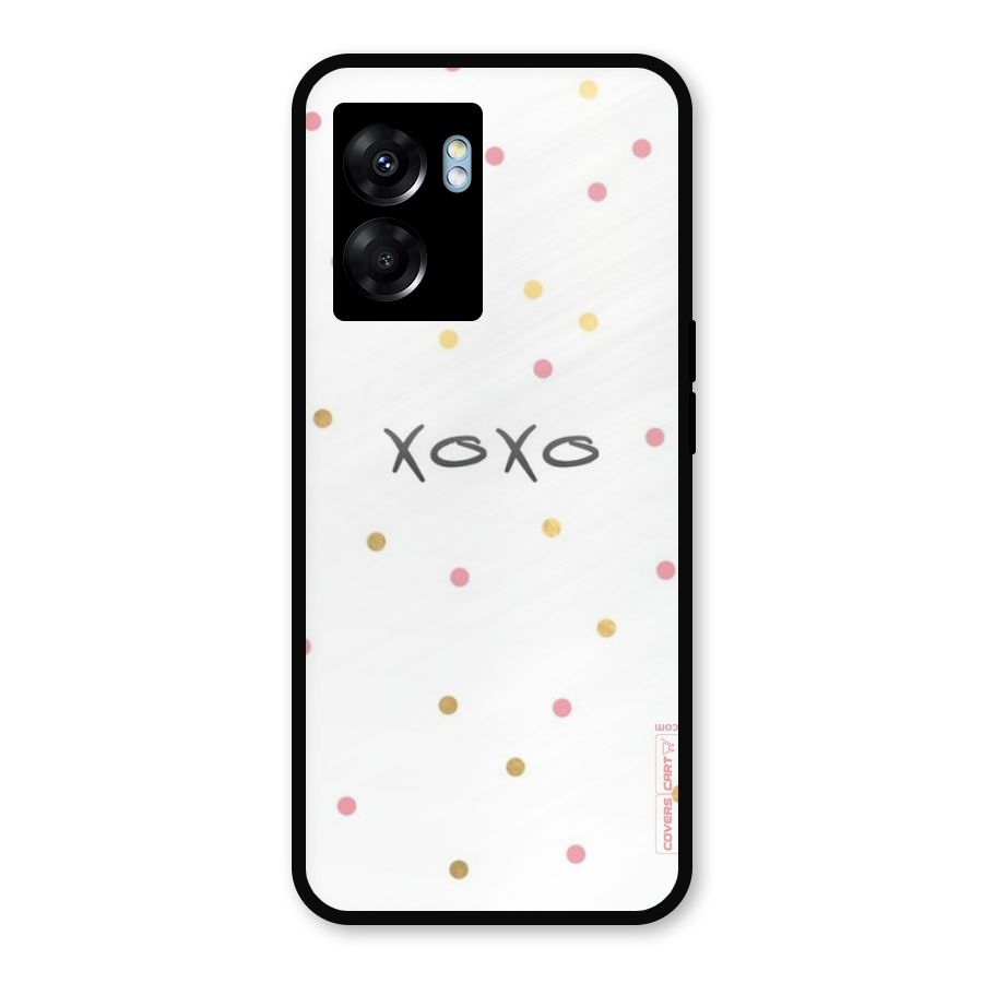 Polka Hugs Metal Back Case for Realme Narzo 50 5G