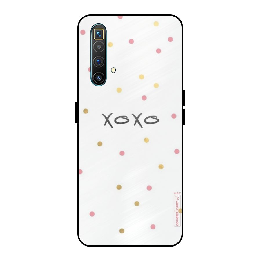Polka Hugs Metal Back Case for Realme X3 SuperZoom