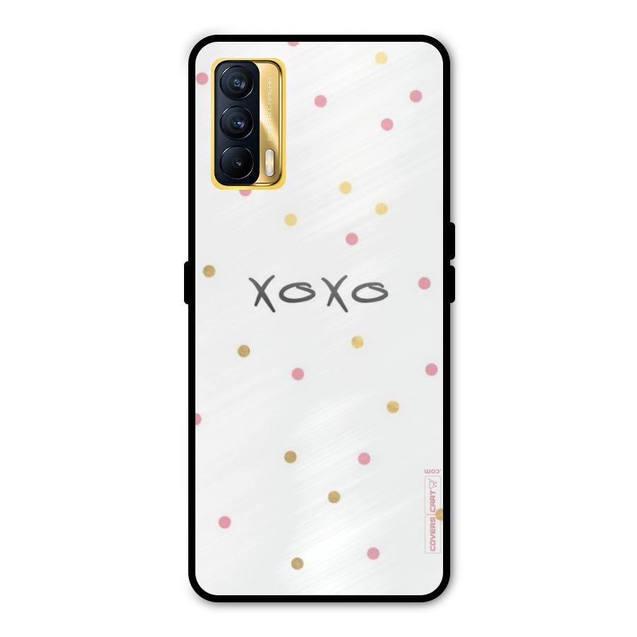 Polka Hugs Metal Back Case for Realme X7
