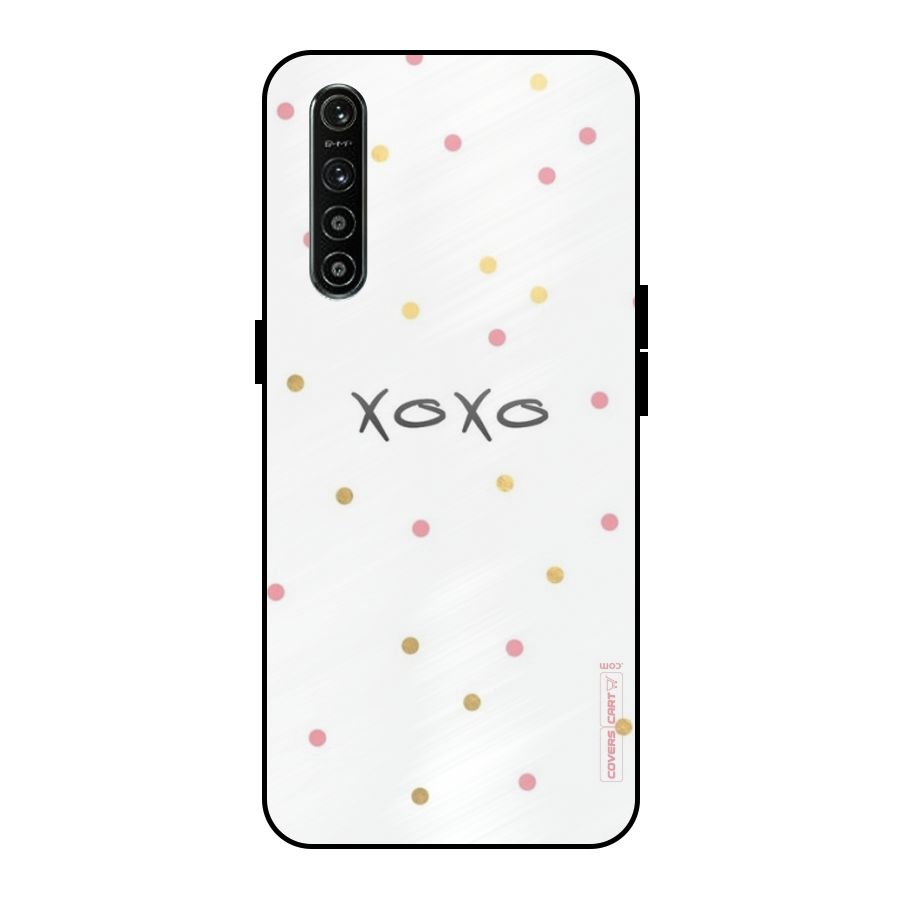Polka Hugs Metal Back Case for Realme XT