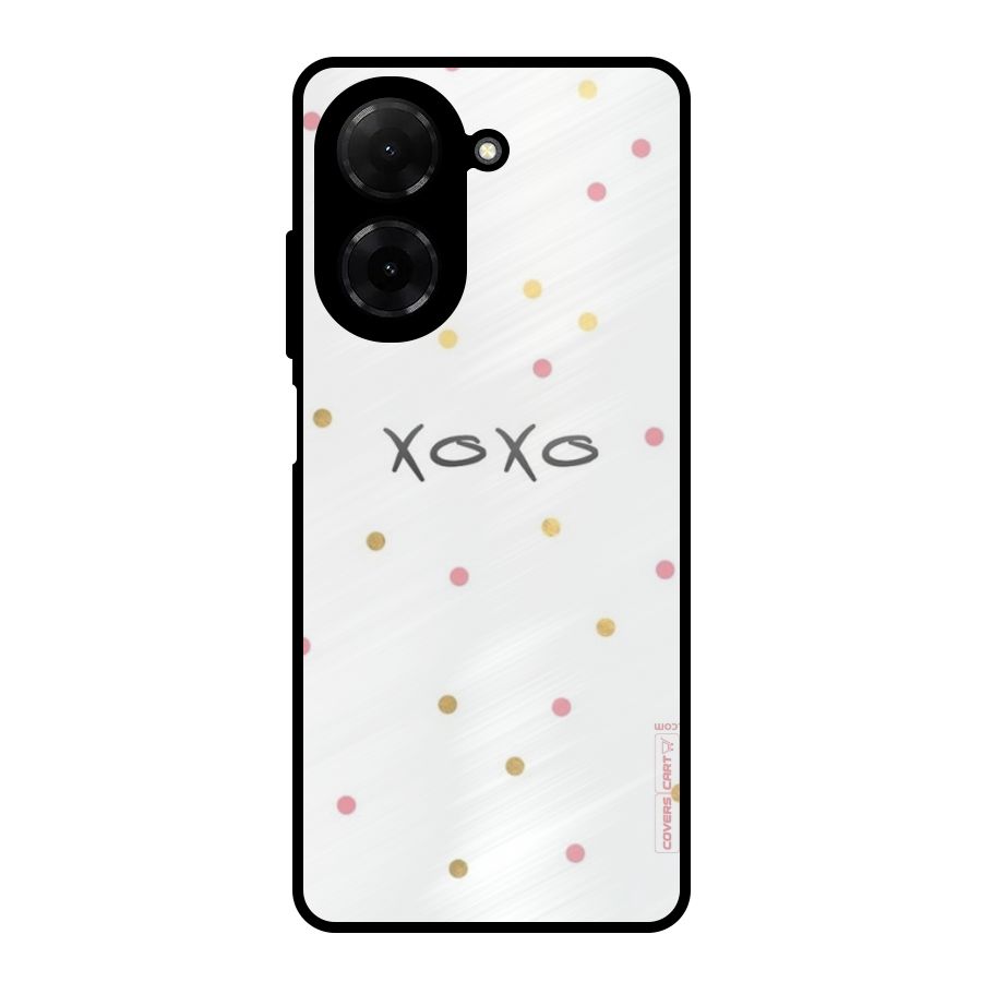 Polka Hugs Metal Back Case for Redmi A5 4G