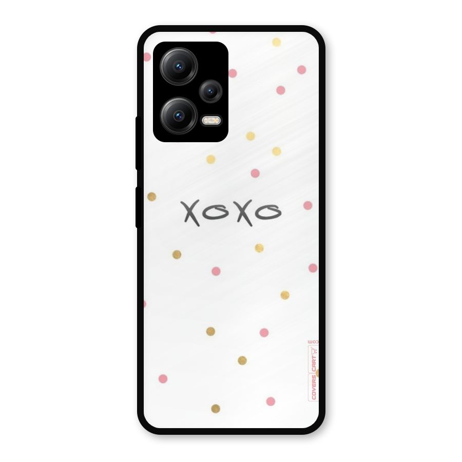 Polka Hugs Metal Back Case for Redmi Note 12 5G