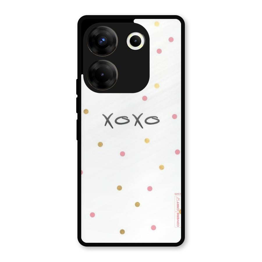 Polka Hugs Metal Back Case for Tecno Camon 20 Pro