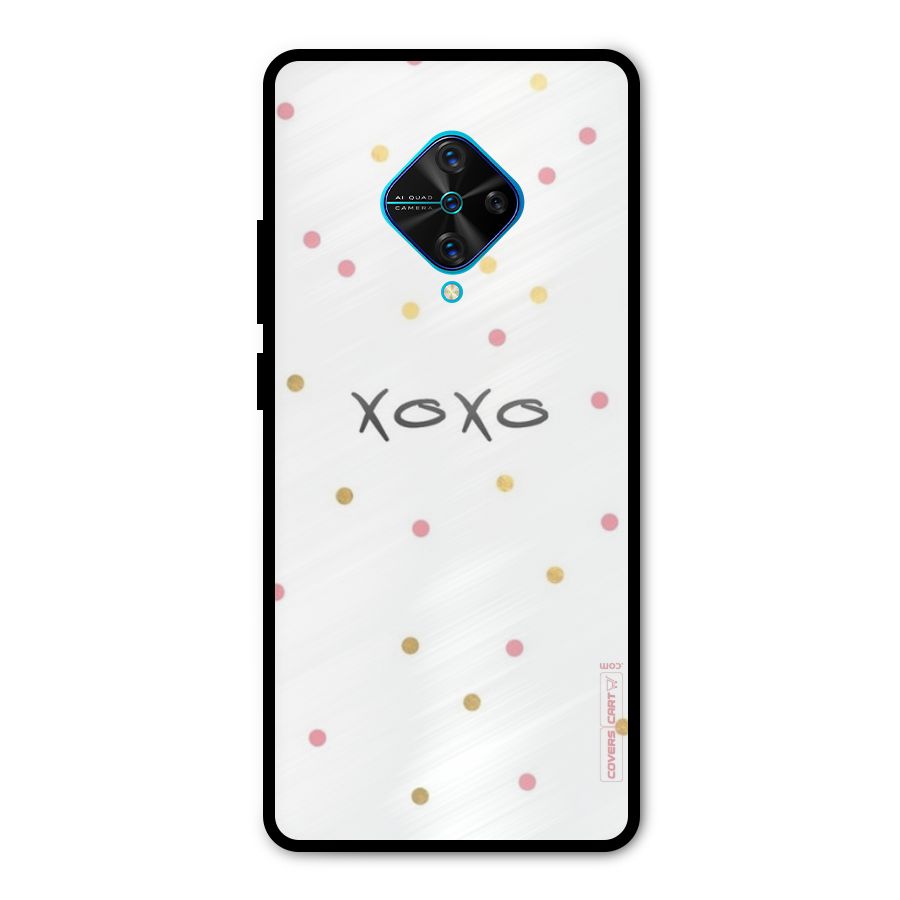 Polka Hugs Metal Back Case for Vivo S1 Pro