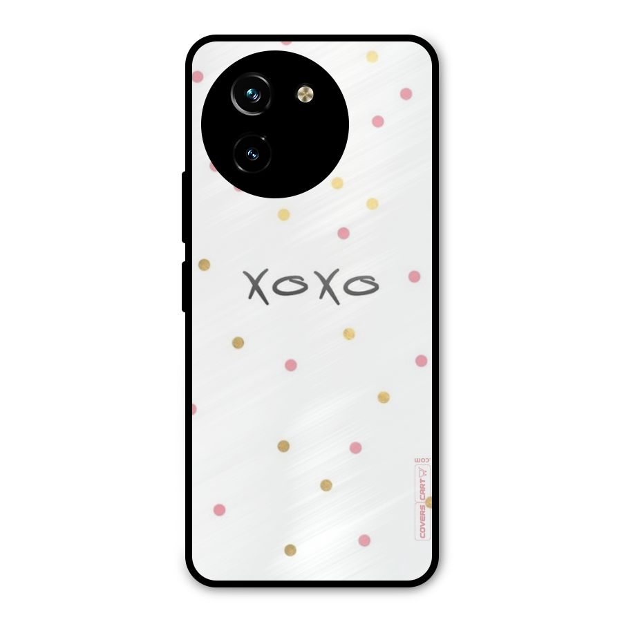 Polka Hugs Metal Back Case for Vivo T3x