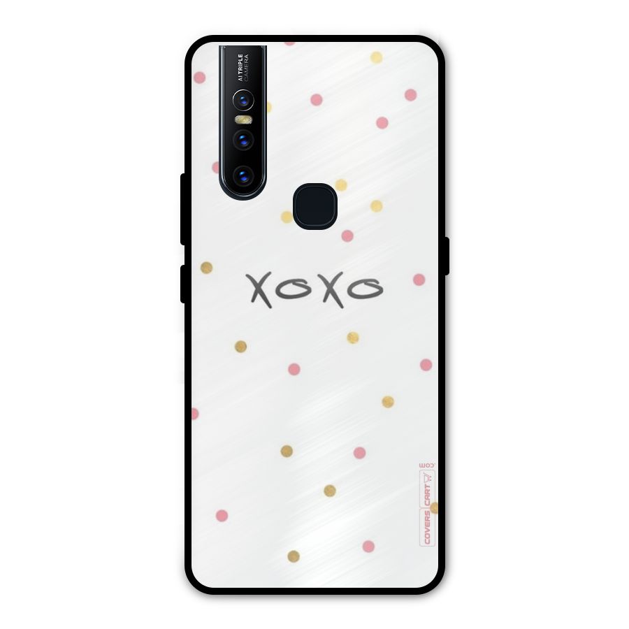 Polka Hugs Metal Back Case for Vivo V15