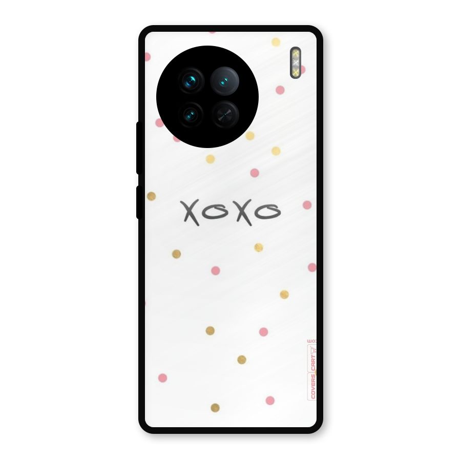 Polka Hugs Metal Back Case for Vivo X90