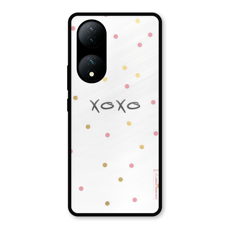 Polka Hugs Metal Back Case for Vivo Y100a