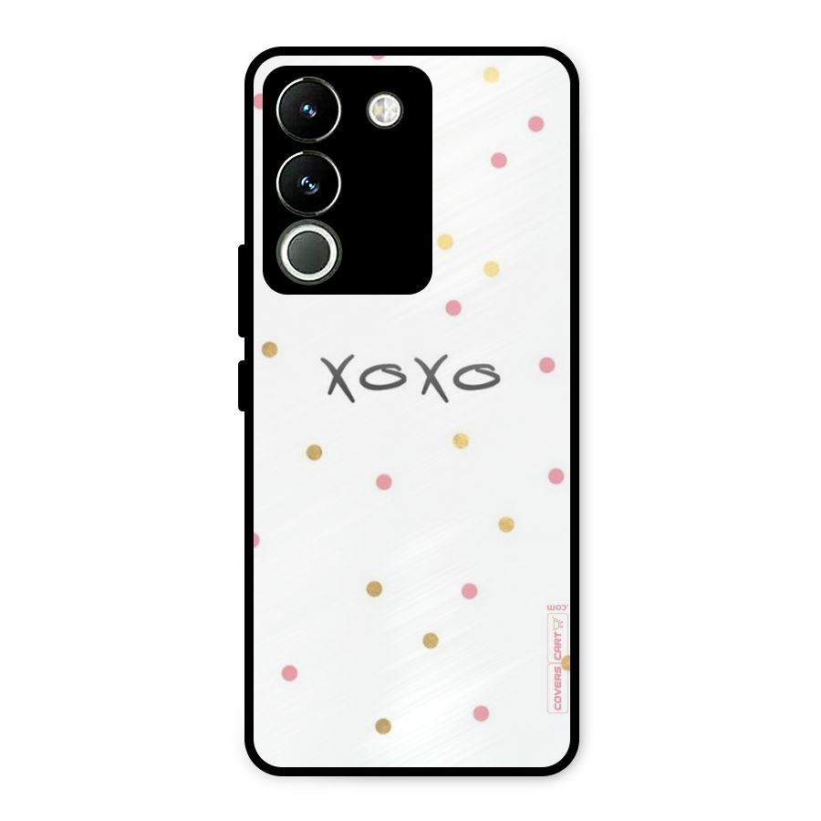 Polka Hugs Metal Back Case for Vivo Y200