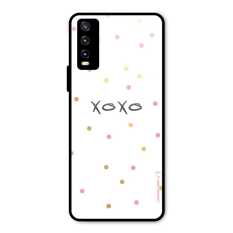 Polka Hugs Metal Back Case for Vivo Y20t