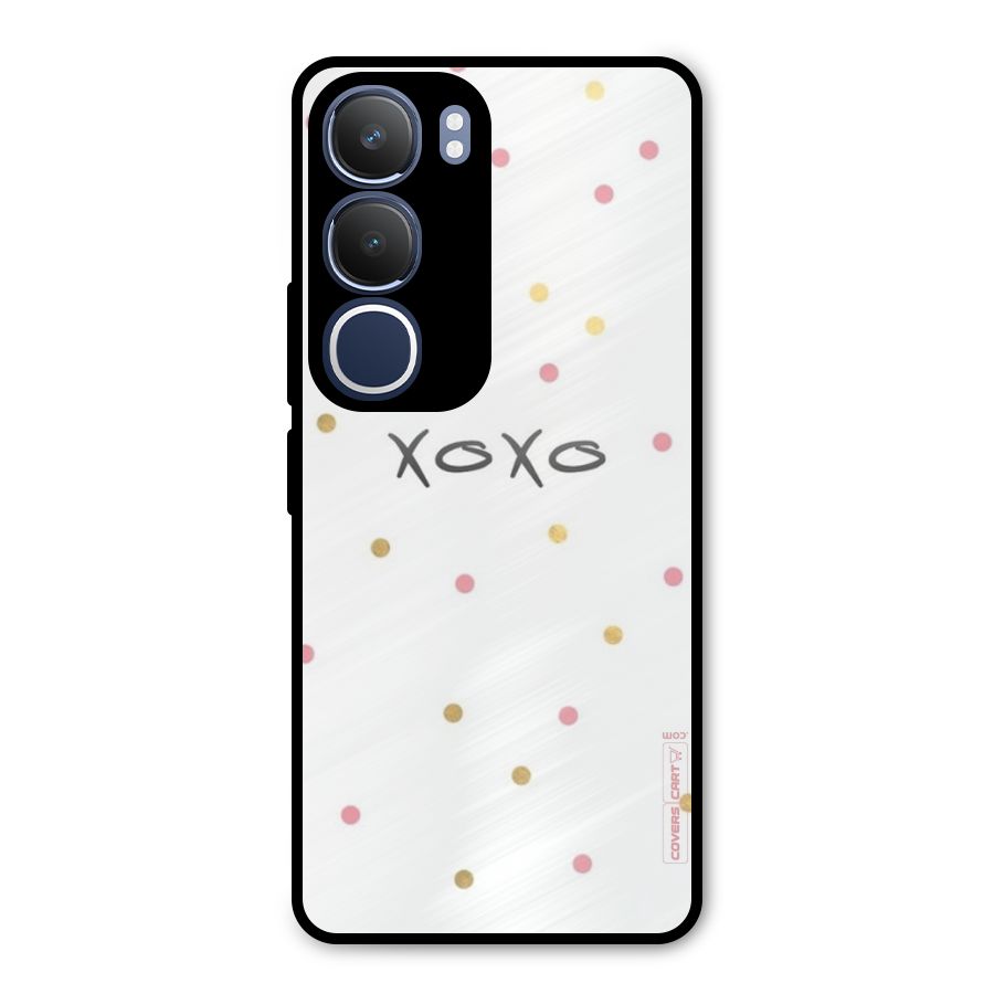 Polka Hugs Metal Back Case for Vivo Y29