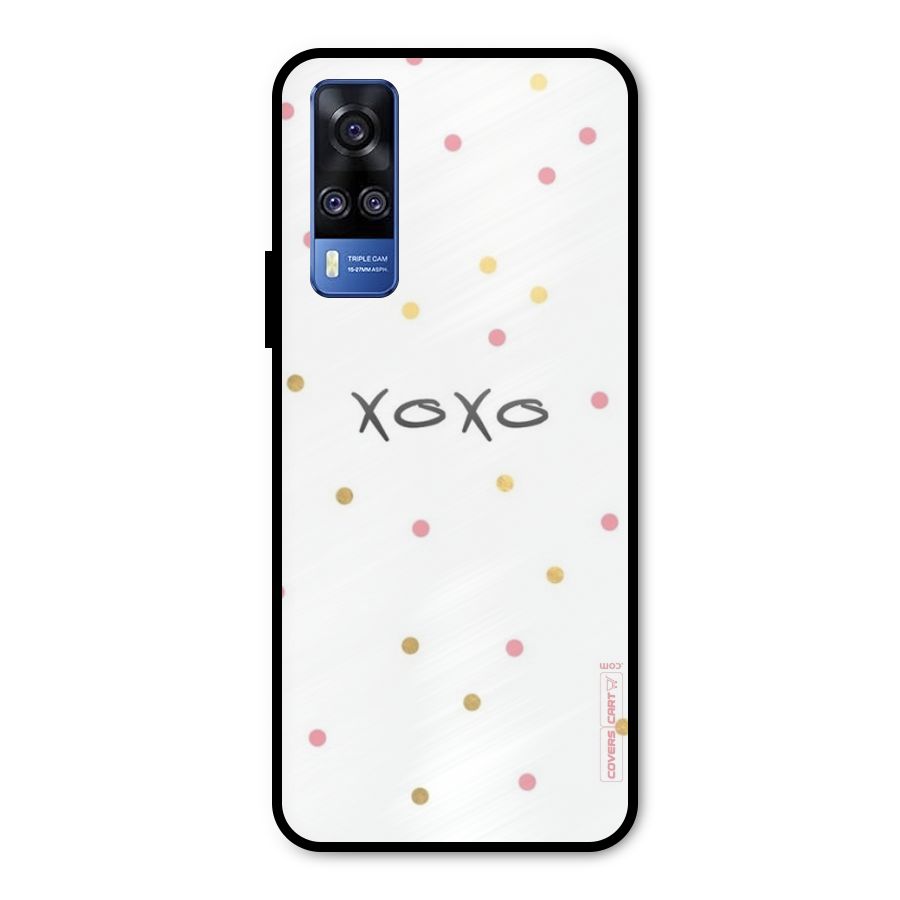 Polka Hugs Metal Back Case for Vivo Y51A